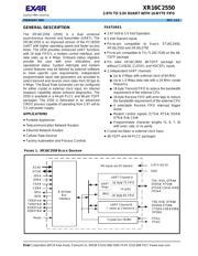 XR16C2550IMTR-F datasheet.datasheet_page 1