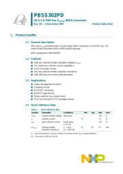 PBSS302PD 数据规格书 1