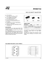 M74HCT14B1 datasheet.datasheet_page 1