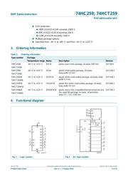 74HCT259D 数据规格书 2