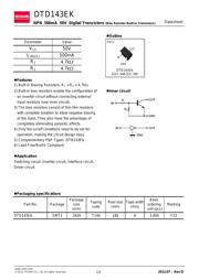 DTD143EK datasheet.datasheet_page 1