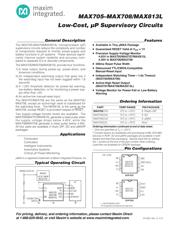 MAX707ESA+T Datenblatt PDF