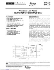 INA129P datasheet.datasheet_page 1