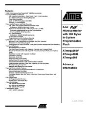 ATMEGA169L-8AI 数据规格书 1