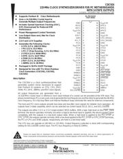 CDC924DLR 数据规格书 1