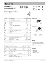 IXTA8N50P datasheet.datasheet_page 1