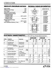 LT1057 数据规格书 2