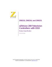 Z8F2422AR020EC datasheet.datasheet_page 1