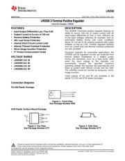 LM2930T-5.0 Datenblatt PDF