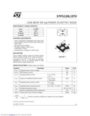 STPS120L15 数据规格书 1