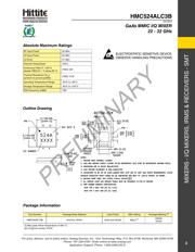 HMC524ALC3BTR-R5 数据规格书 3