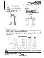 SN74LVT244BPWRE4 datasheet.datasheet_page 1