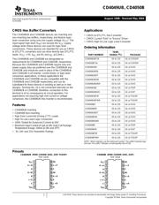 CD4009UBM Datenblatt PDF