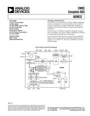 AD9832BRUZ 数据规格书 1