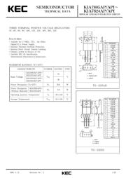 KIA7805 datasheet.datasheet_page 1