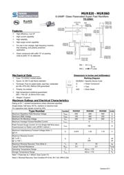 MUR860 datasheet.datasheet_page 1