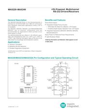 MAX232ESE+T Datenblatt PDF