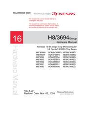 HD64F3694FX datasheet.datasheet_page 1