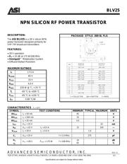 BLV25 datasheet.datasheet_page 1