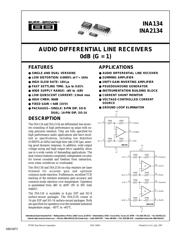 INA134UA/2K5E4 datasheet.datasheet_page 1