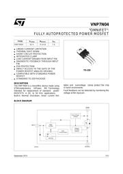 VNP7N04 datasheet.datasheet_page 1