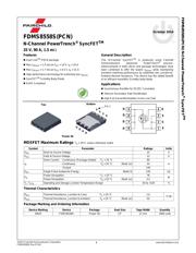 FDMS8558S 数据规格书 2