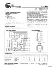 CY7C128A-15VC datasheet.datasheet_page 1