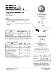 MMBT6429LT1 数据规格书 1