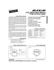 MAX662AEPA+ Datenblatt PDF