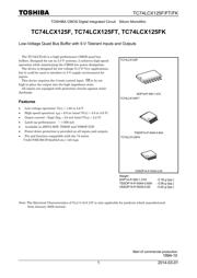 TC74LCX125FT(EL) 数据规格书 1