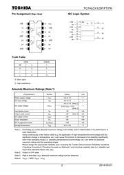TC74LCX125FT(EL) 数据规格书 2