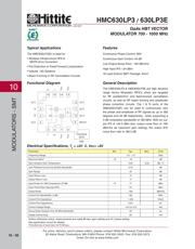 HMC630LP3 数据规格书 3