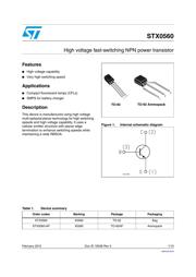 STX0560 datasheet.datasheet_page 1