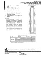 SN74CBT162292 数据规格书 1