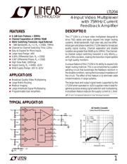 LT1204CS 数据规格书 1