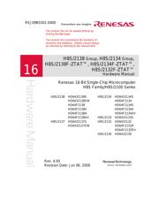 HD64F2134VTF10 datasheet.datasheet_page 1