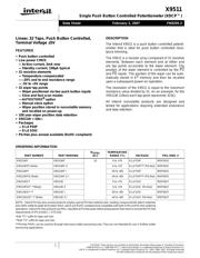 X9511WSIZ datasheet.datasheet_page 1