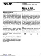 Z86C9012PSG datasheet.datasheet_page 1