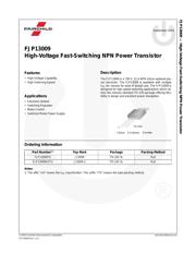 FJP13009H2TU Datenblatt PDF