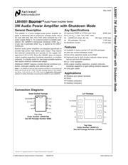 LM4991LD datasheet.datasheet_page 1