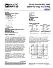 AD8099ACPZ-REEL7 datasheet.datasheet_page 1