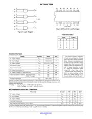 MC74VHCT08AMG datasheet.datasheet_page 2