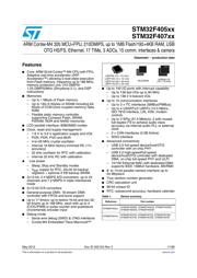 STM32F405RGT6U 数据规格书 1