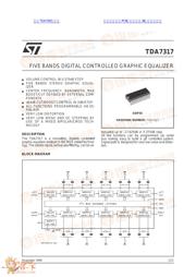 TDA7317 datasheet.datasheet_page 1