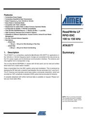 ATA5577M1330C-PAE 数据规格书 1