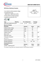 MMBT2907ALT1 Datenblatt PDF