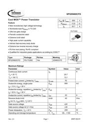 SPI20N60CFDXKSA1 datasheet.datasheet_page 1