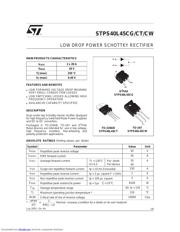 STPS40L45C datasheet.datasheet_page 1