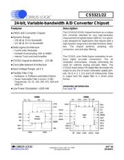 CS5321-BLZR datasheet.datasheet_page 1