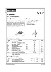 FQP11N40 datasheet.datasheet_page 1